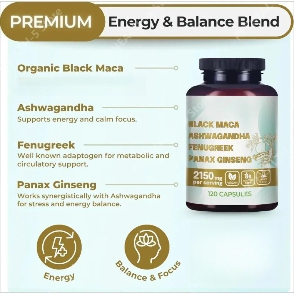Capsule 4-in-1 di Maca Nera Bi - Herbal Queen recensione e prezzo